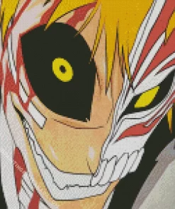 Bleach Ichigo Half Hollow Diamond Painting