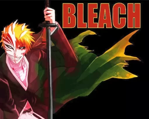 Bleach Ichigo Half Hollow Poster Diamond Painting