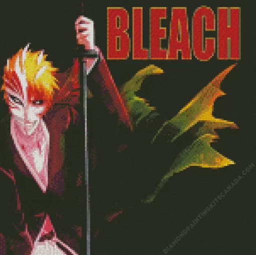 Bleach Ichigo Half Hollow Poster Diamond Painting