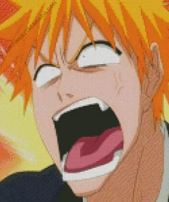 Bleach Ichigo Mad Diamond Painting