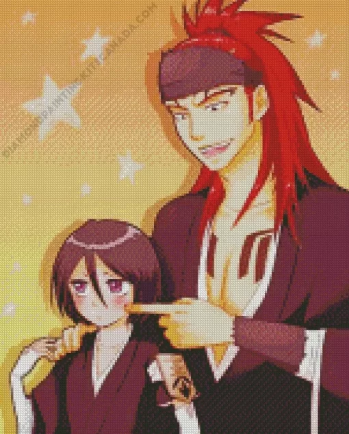 Bleach Rukia And Her Husband Diamond Painting