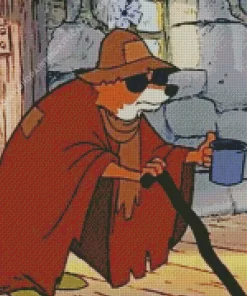 Blind Fox Robin Hood Diamond Painting