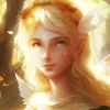 Blond Fairy Diamond Painting