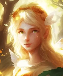 Blond Fairy Diamond Painting