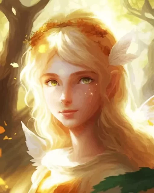 Blond Fairy Diamond Painting