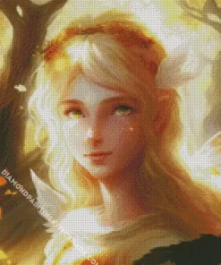 Blond Fairy Diamond Painting