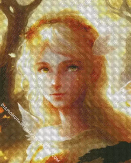 Blond Fairy Diamond Painting