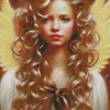 Blonde Angel Diamond Painting