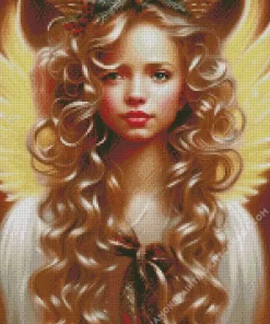 Blonde Angel Diamond Painting