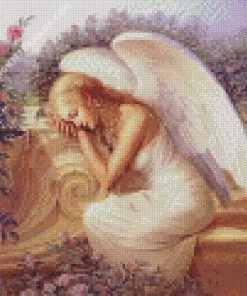 Blonde Angel Girl Diamond Painting