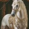 Blonde Arabian Horse Diamond Painting