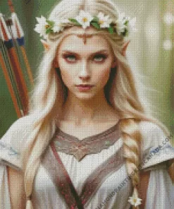 Blonde Elf Diamond Painting