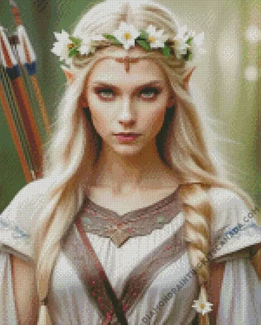 Blonde Elf Diamond Painting