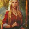 Blonde Elf Girl Diamond Painting