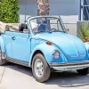 Blue Beetle Convertible Diamond Painting