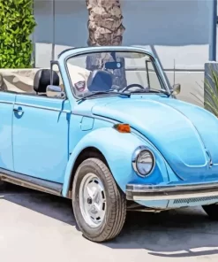 Blue Beetle Convertible Diamond Painting