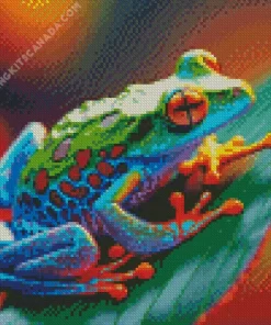 Colorful Frog Diamond Painting