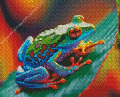 Colorful Frog Diamond Painting