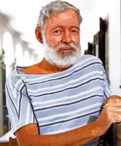 Cool Ernest Hemingway Diamond Painting