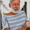 Cool Ernest Hemingway Diamond Painting