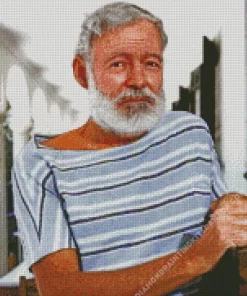 Cool Ernest Hemingway Diamond Painting