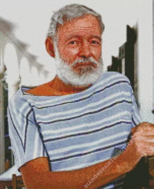 Cool Ernest Hemingway Diamond Painting