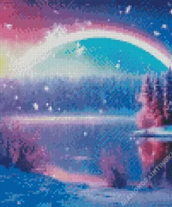 Cool Frozen Lake Art Diamond Painting