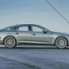 Cool Grey Audi A5 Car Diamond Painting