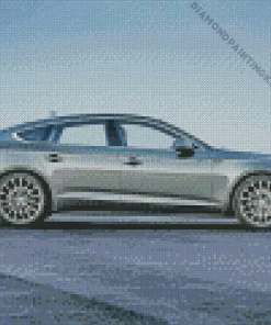 Cool Grey Audi A5 Car Diamond Painting