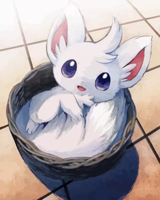 Cute Minccino Diamond Painting