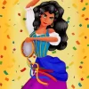 Esmeralda Dancing Diamond Painting