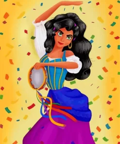 Esmeralda Dancing Diamond Painting