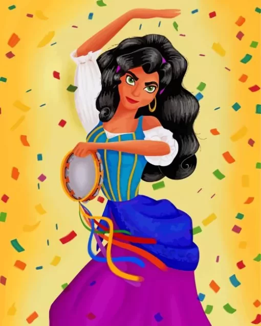 Esmeralda Dancing Diamond Painting