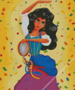 Esmeralda Dancing Diamond Painting