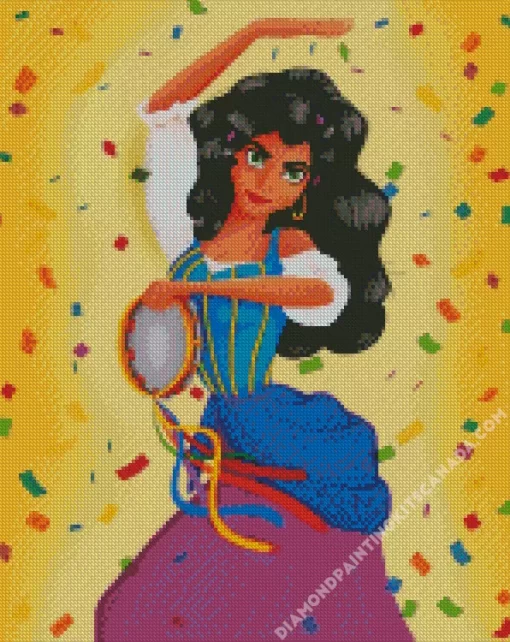 Esmeralda Dancing Diamond Painting