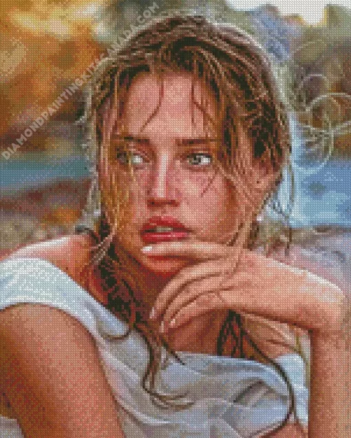 Estella Warren Photoshoot Diamond Painting