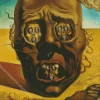 Face Of War Salvador Dali Diamond Painting