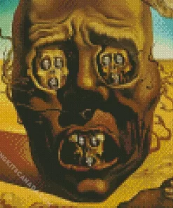 Face Of War Salvador Dali Diamond Painting