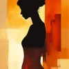 Faceless Woman Diamond Painting