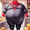 Fat Black Spiderman Diamond Painting