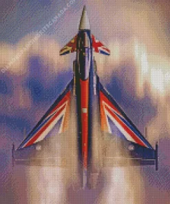 Flying Eurofighter Typhoon Diamond Painting