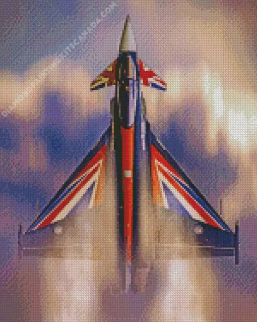 Flying Eurofighter Typhoon Diamond Painting