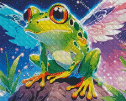 Frog With Wings Art Diamond Painting