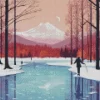 Frozen Lake Diamond Painting