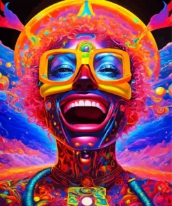 Fun Trippy Person Diamond Painting