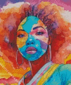 Funky Face Art Diamond Painting