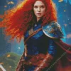 Ginger Female Warrior Diamond Painting