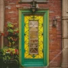 Green and Yellow Front Door Diamond Painting