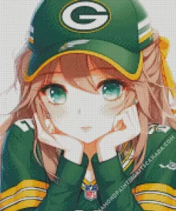 Green Bay Packers Anime Diamond Painting