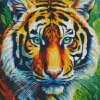 Green Eyes Tiger Diamond Painting